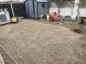 During construction  of Garden Room
