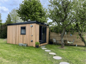 Example of a garden room as designed, delivered and constructed by Garden Haven Rooms, Dublin & Kildare, Ireland